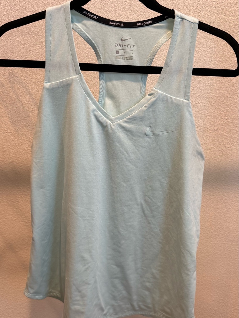 Nike Light Blue Performance Racerback Tank